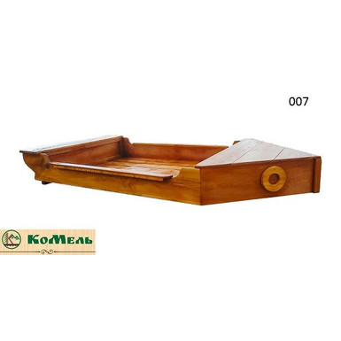 Песочница-лодка деревянная, изображение 1