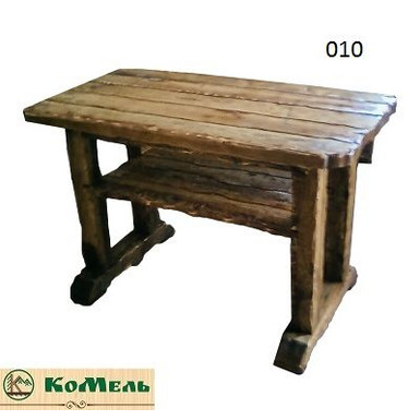 Стол деревянный на дачу в старинном стиле, изображение 1