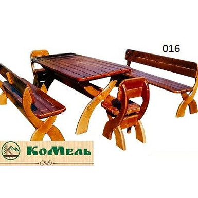Комплект деревянной мебели на дачу, изображение 1