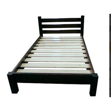 Кровать односпальная деревянная, изображение 1