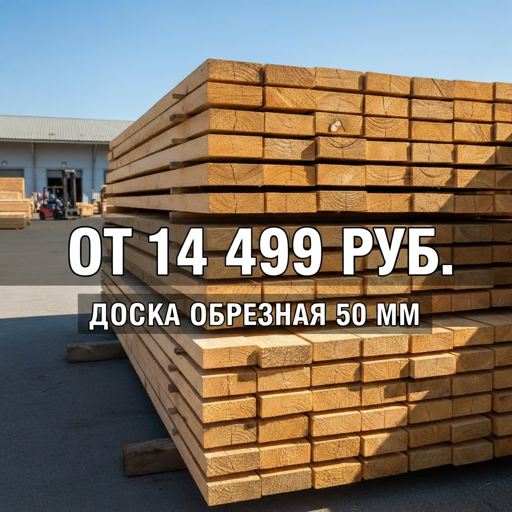 Доска обрезная 50мм
