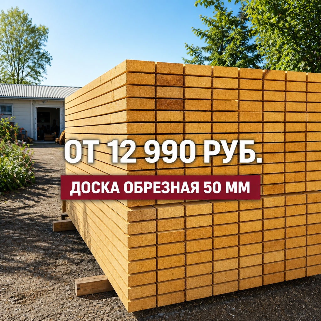 Доска обрезная 50мм
