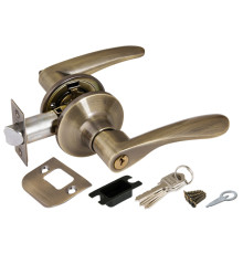 Ручка-защелка DK620 AВ-ЕТ (6020 AВ-Е) (кл./фик.) бронза (PUNTO)