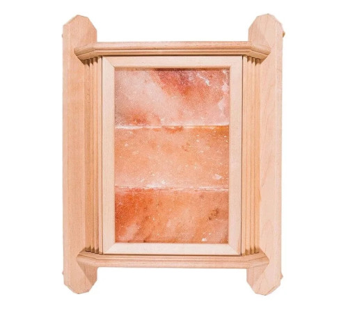 Абажур с солью 340*370 (Белый) DACHA WOOD