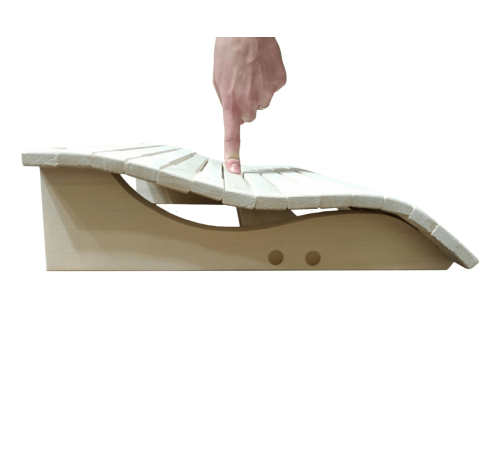 Подголовник 320*400мм ( Белый ) DACHA WOOD