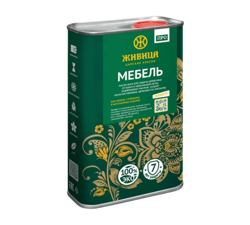 Масло Живица с воском Мебель «ПРО» 1л