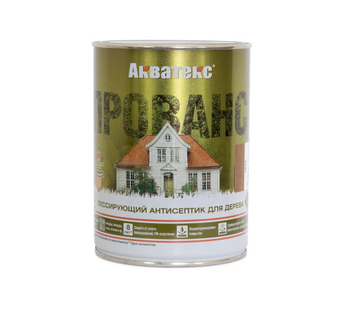 Акватекс Прованс Лессирующий антисептик для древесины 