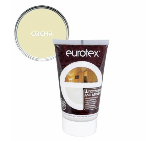 Шпатлевка Eurotex для дерева 0,225кг 