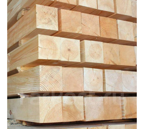 Брус 100*150*6000мм ЗЕЛЁНЫЙ ЛЕС сорт С естественной влажности хвойные породы