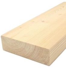 Доска строганая 45*140*4000мм камерной сушки сорт АВ ель/сосна