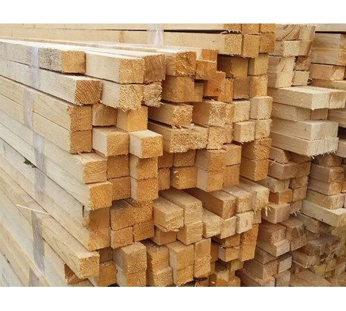 Брусок естественной влажности 25*50*4000мм СУХОСТОЙ (ПОД ЗАКАЗ от 100п.м.)