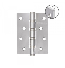 Петля универсальная HEAVY IN4400U CP (4BВ 100х75х3) хром (FUARO)