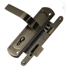 Корпус замка с ручкой LOCKSET25.ORION.5558-1 (KIT P25 5558 ORION) AB бронза PUNTO