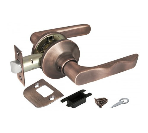 Ручка-защелка 6024 AC-P (без фик.) медь PUNTO