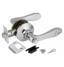 Ручка-защёлка 637/BL СP-P, без фиксатором, цвет глянцевый хром Fuaro (Фуаро)