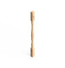 Балясина 40*40*900мм №1 Ель/Сосна сорт АВ (с сучками) 