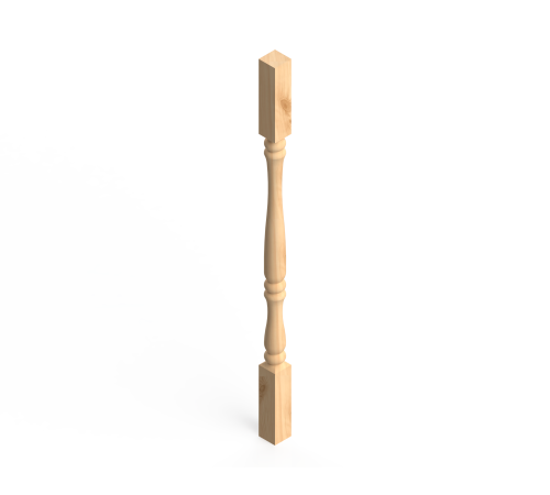Балясина 40*40*900мм №1 Ель/Сосна сорт АВ (с сучками) 