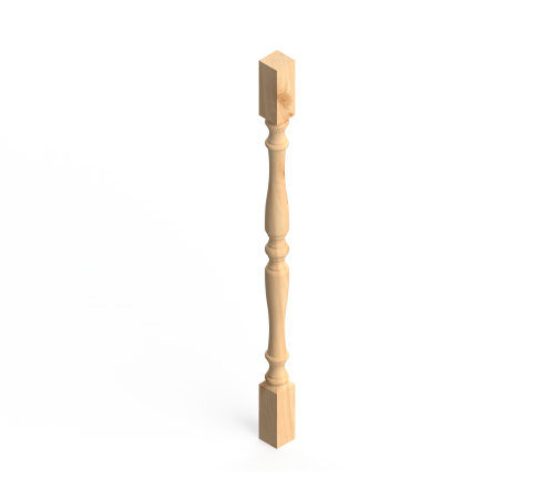 Балясина 50*50*900мм №3 Сосна сорт Экстра (без сучков)