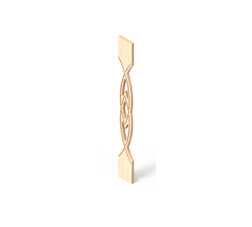 Балясина Плоская 18*90*900 №1 Сосна сорт Экстра (без сучков)
