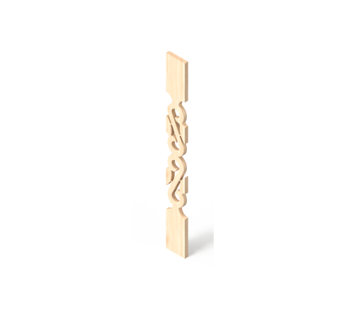 Балясина Плоская 18*90*900 №4 Сосна сорт Экстра (без сучков)