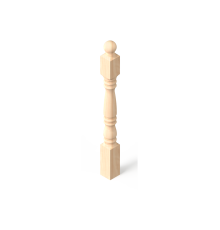 Столб начальный 80*80*1200мм №1 Ель/Сосна сорт AB (с сучками)