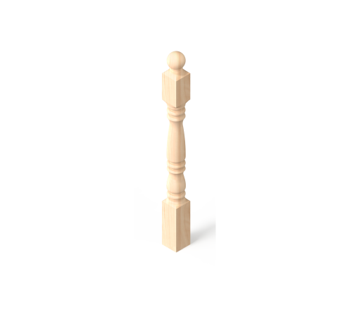 Столб начальный 80*80*1200мм №1 Ель/Сосна сорт AB (с сучками)