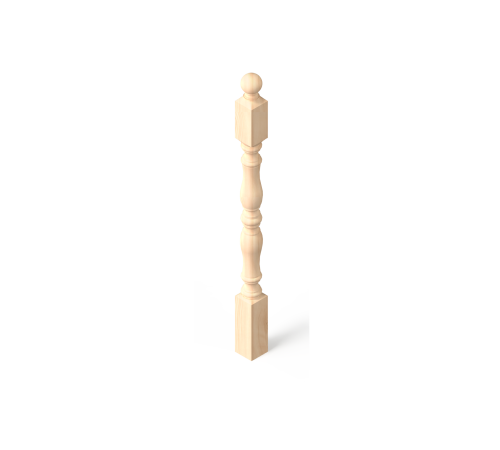 Столб начальный 80*80*1200мм №3 Сосна сорт Экстра (без сучков)