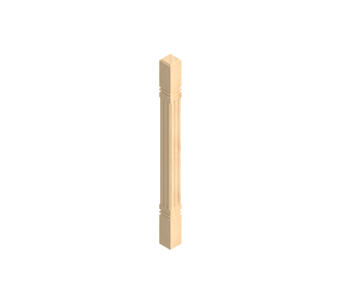 Столб начальный 80*80*1200мм №11 Сосна сорт Экстра (без сучков)