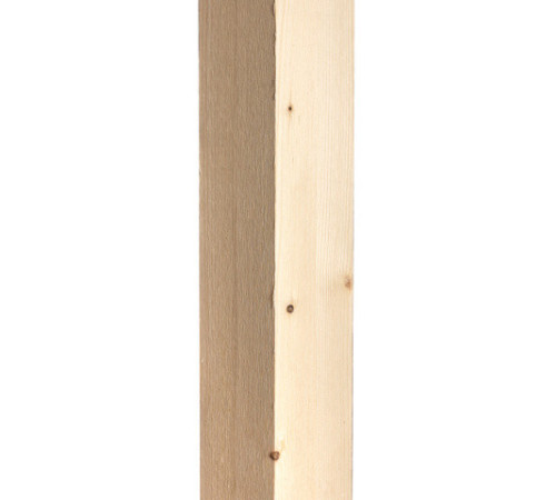 Столб опорный клееный 100*100*4000мм Ель/Сосна сорт АВ (с сучками)