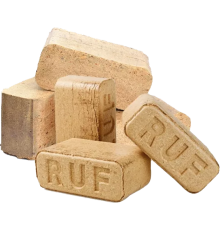 Топливный брикет RUF (Берёза)  10кг. КИРОВ