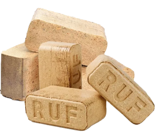 Топливный брикет RUF (Берёза)  10кг. КИРОВ