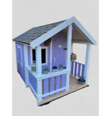 Детский домик с верандой 