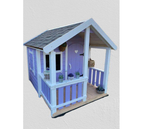 Детский домик с верандой 