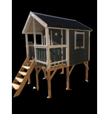 Детский домик 2х этажный 