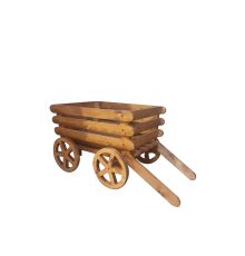 Телега садовая декоративная