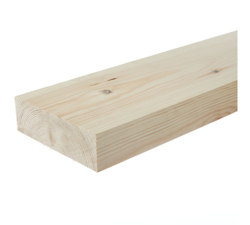 Доска палубная 27*90*1200мм камерной сушки сорт АВ ель/сосна